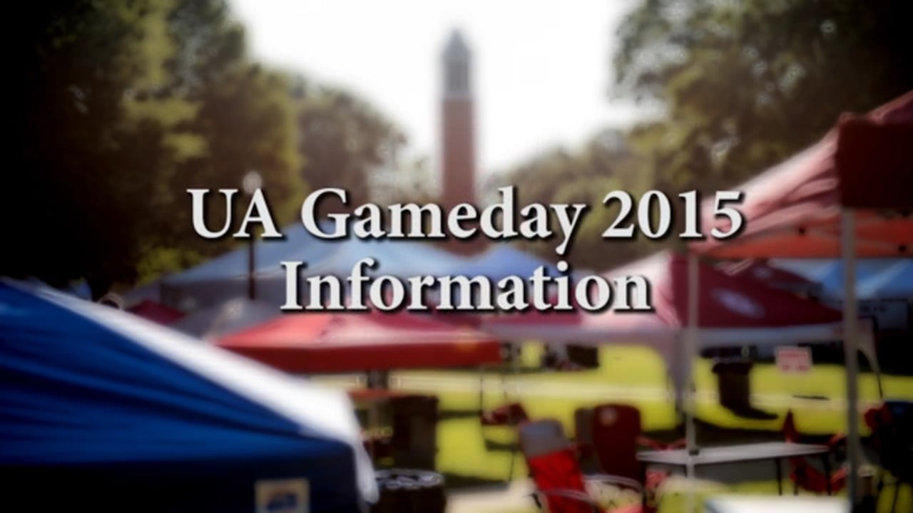 UA Gameday 2015 Information