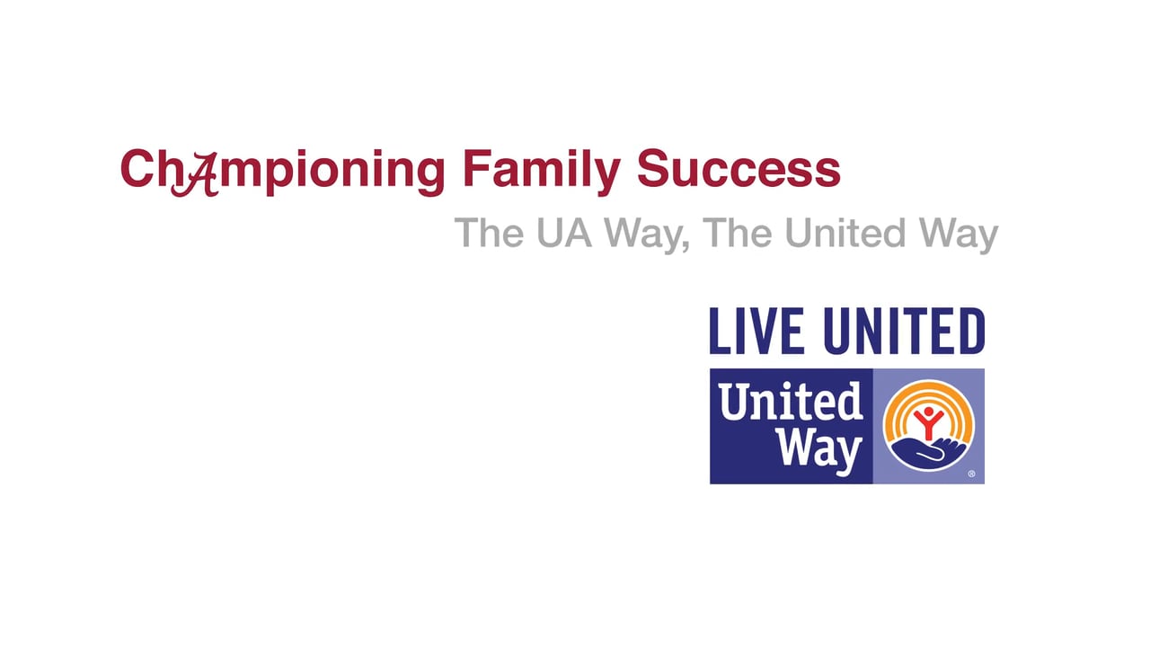 CHAMPioning Family Success: The UA Way, The United Way