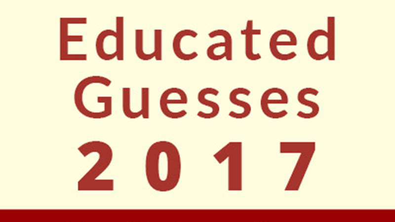 Educated Guesses: Predictions for 2017