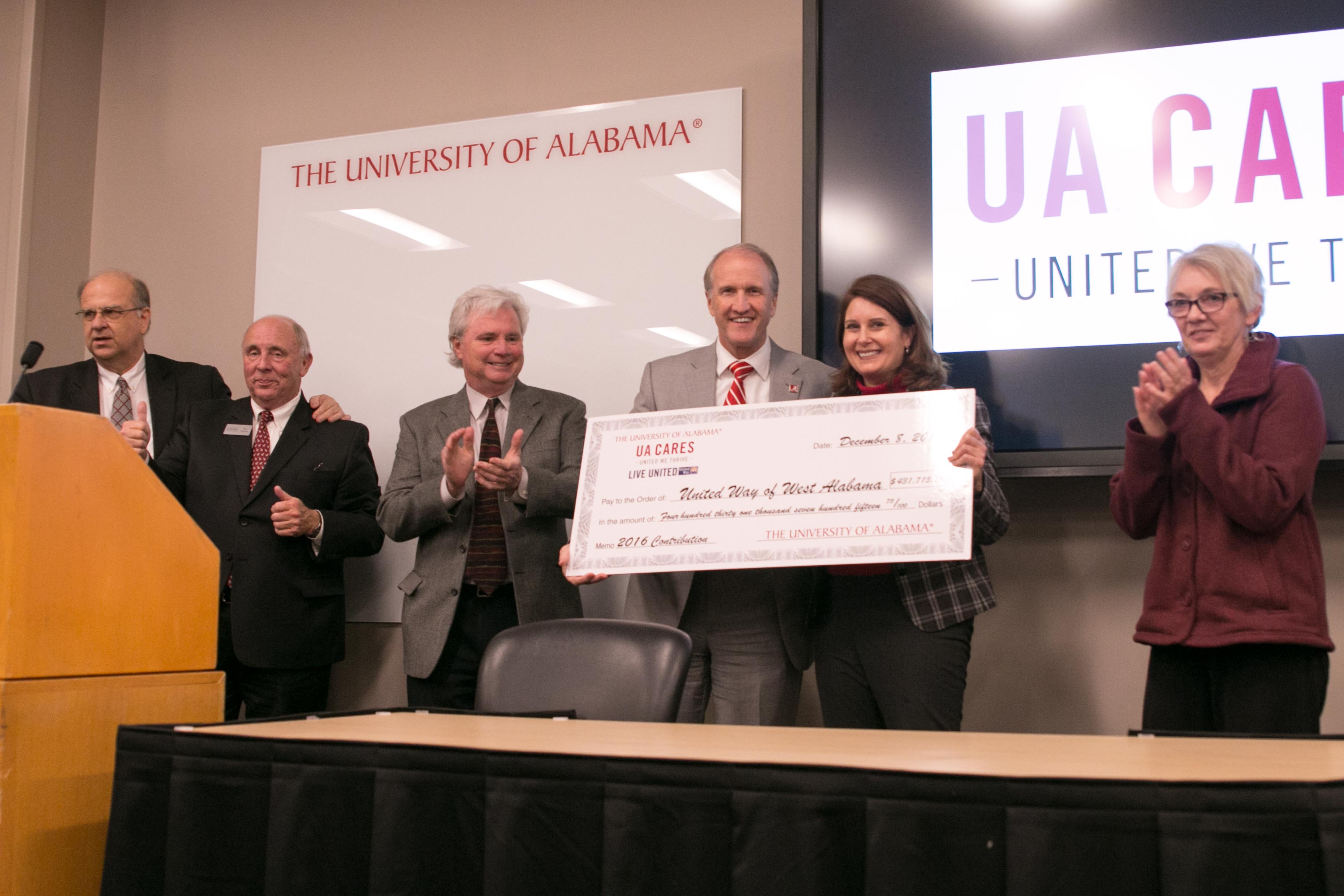 UA Shatters United Way Campaign Goal Again