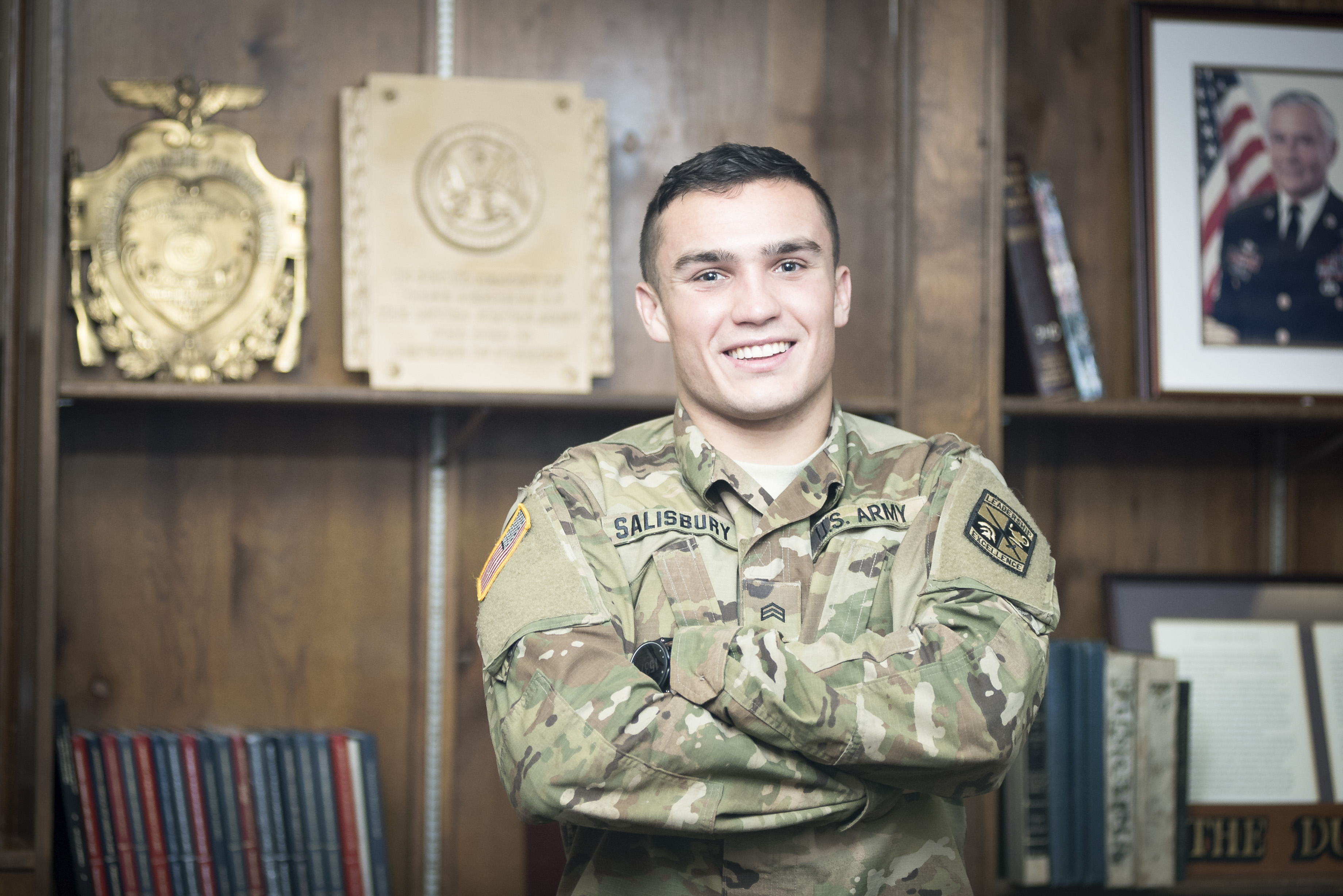 Salisbury Helps Lead UA Army ROTC to Competition