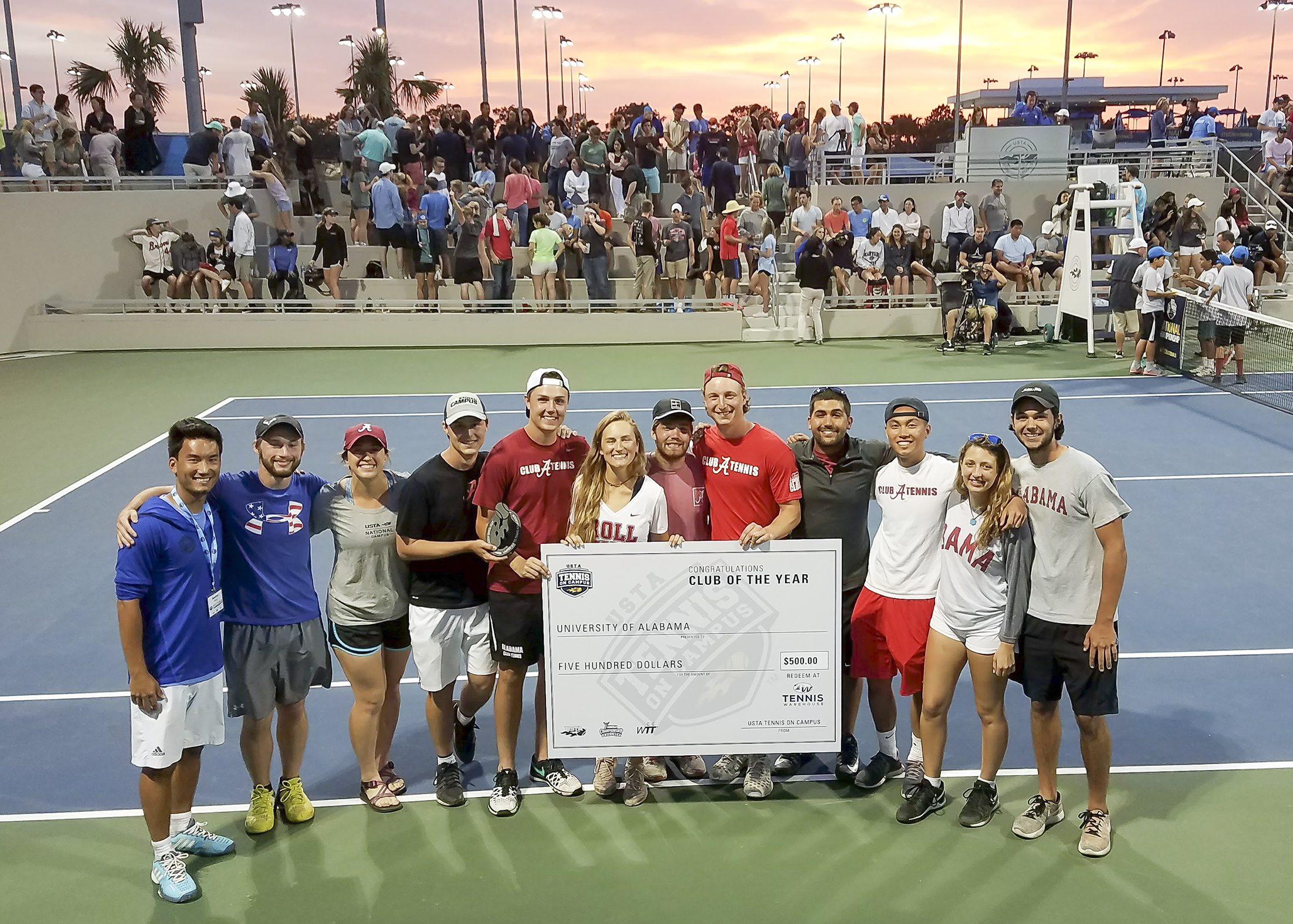UA Club Tennis Team Named USTA ‘Club of the Year’