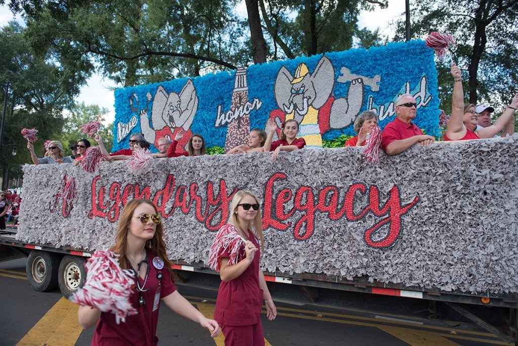 UA Sets Time for Parade University of Alabama News The