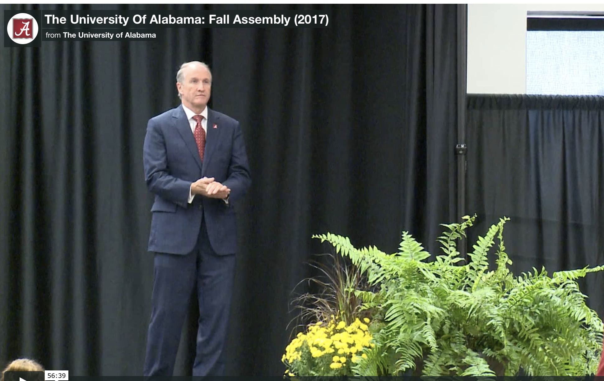 President Bell Highlights Role of Faculty and Staff in UA’s Success