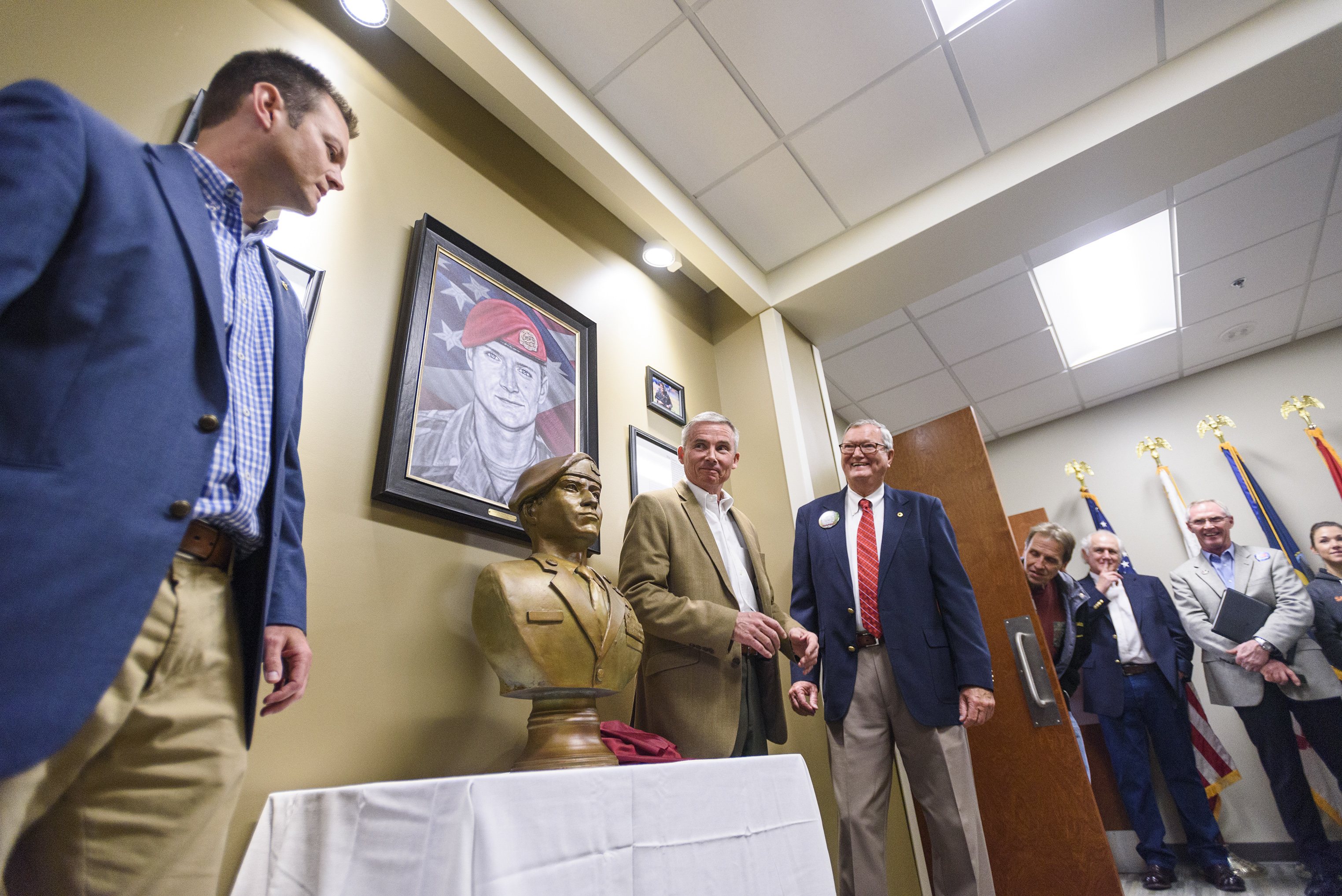 UA Alumnus, Late Air Force Vet Honored with Bronzed Memorial