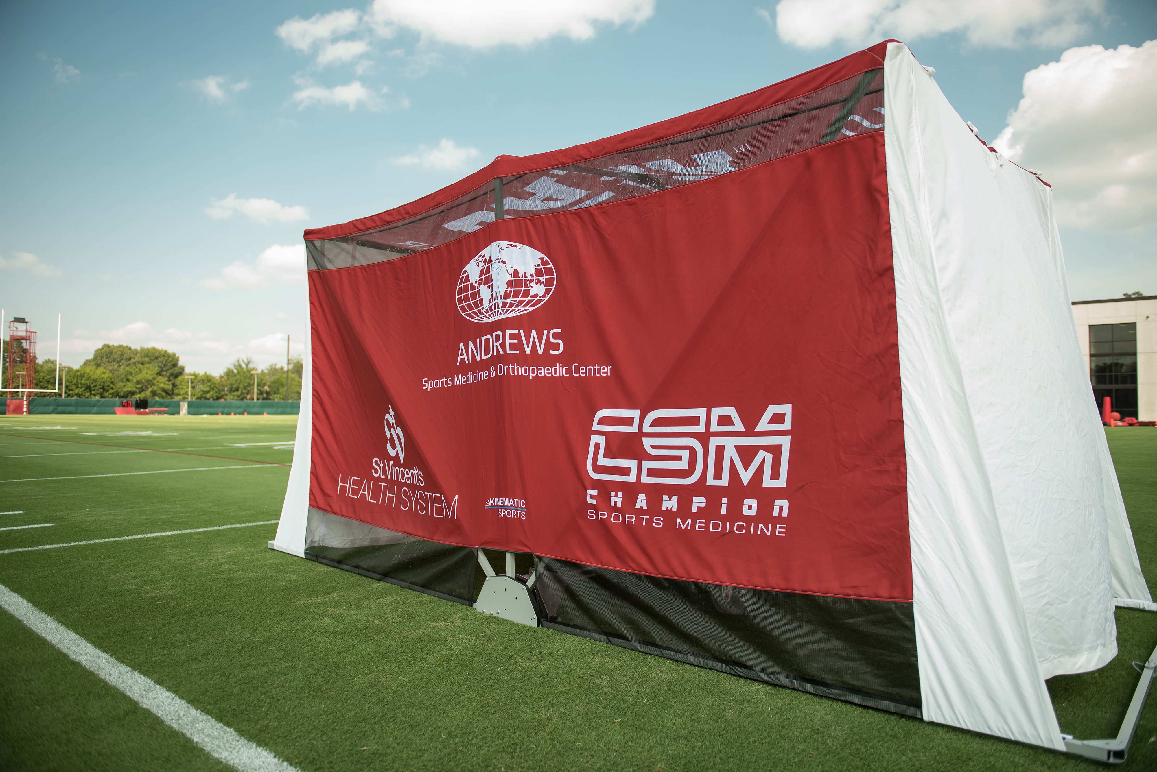 UA Granted Patent for Sideline Privacy Tent