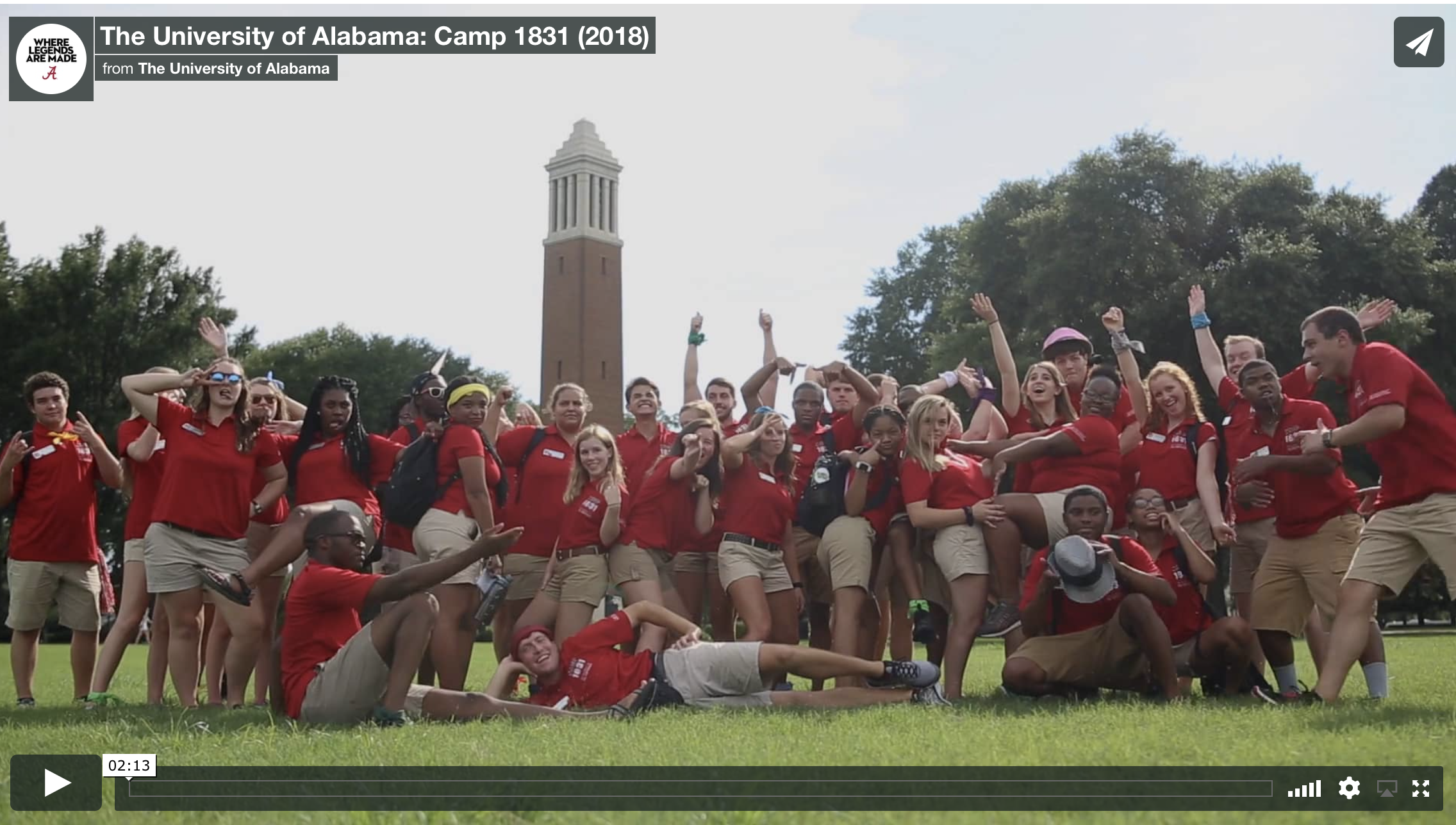 Camp 1831 is What UA’s All About