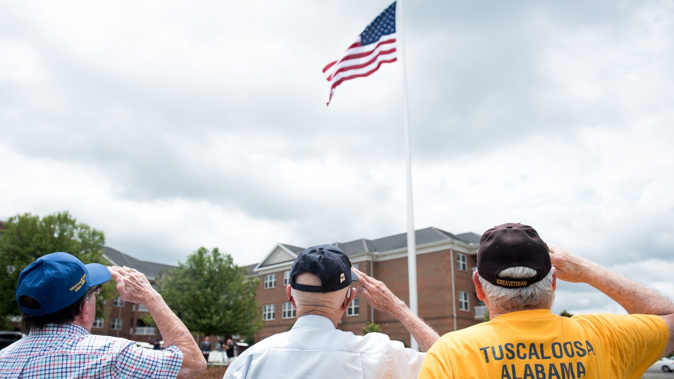 Capstone Village Marks Flag Day with Ceremony