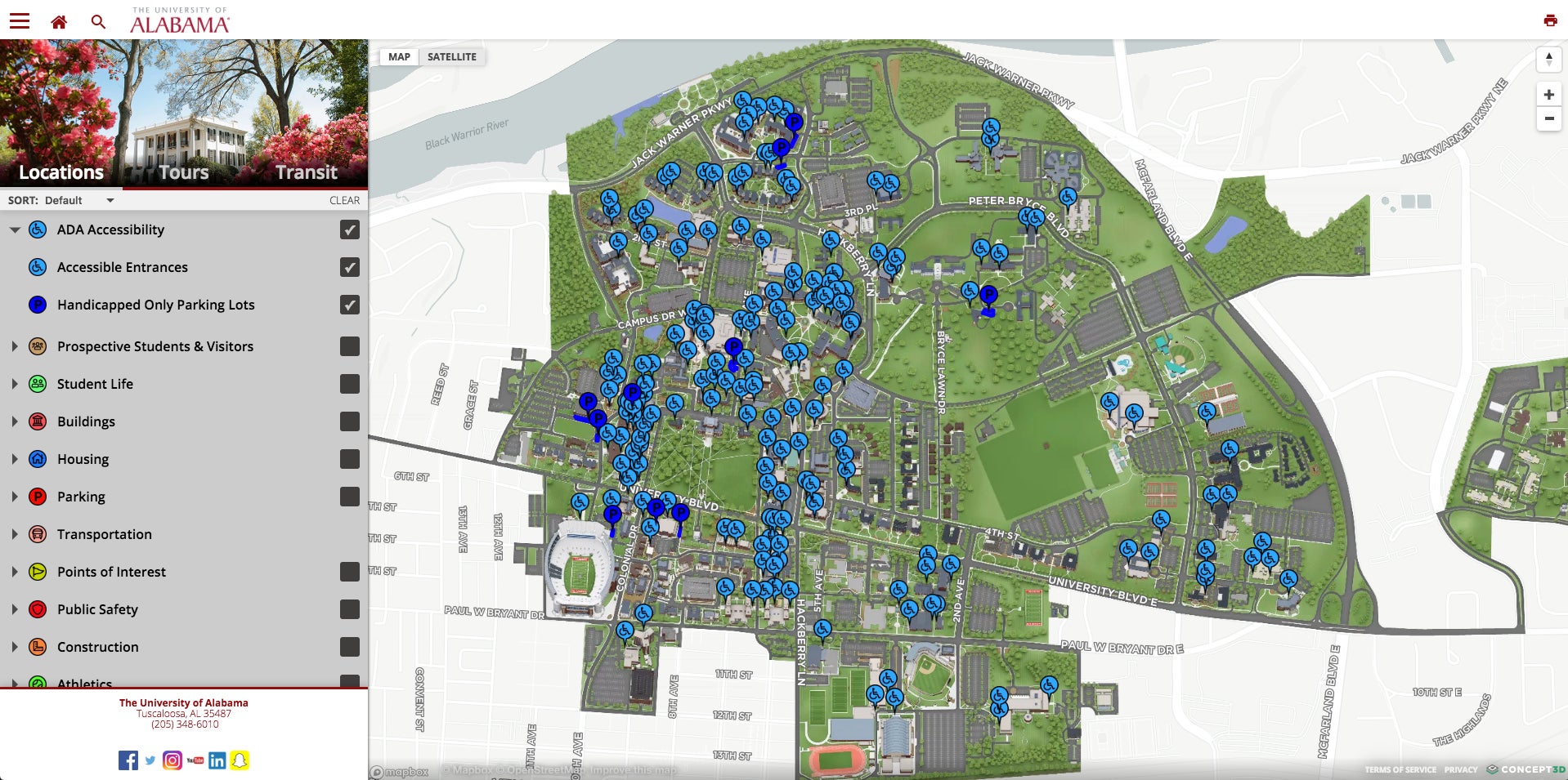 Navigate Campus with Ease with New Interactive Campus Map – University 