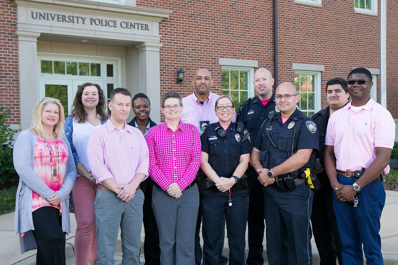 UAPD Dons Pink Shirts for Breast Cancer Awareness