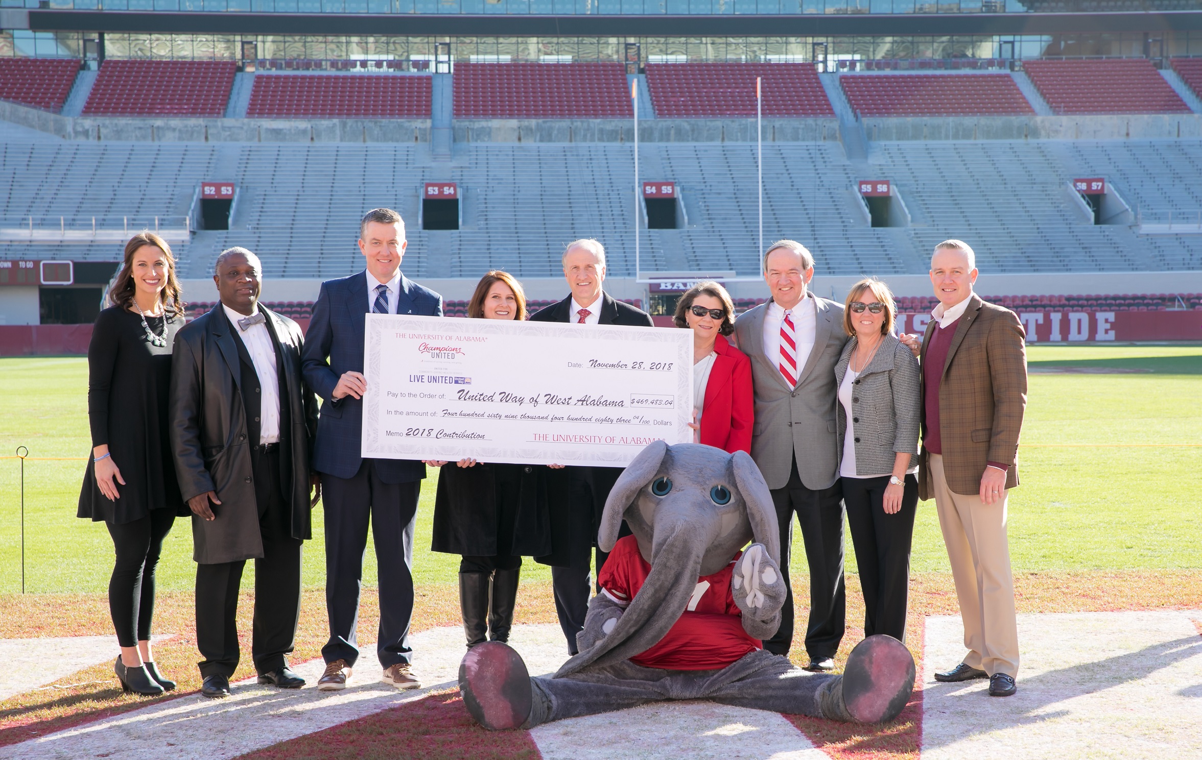UA United Way Drive Reports Largest Giving Total in Campaign History