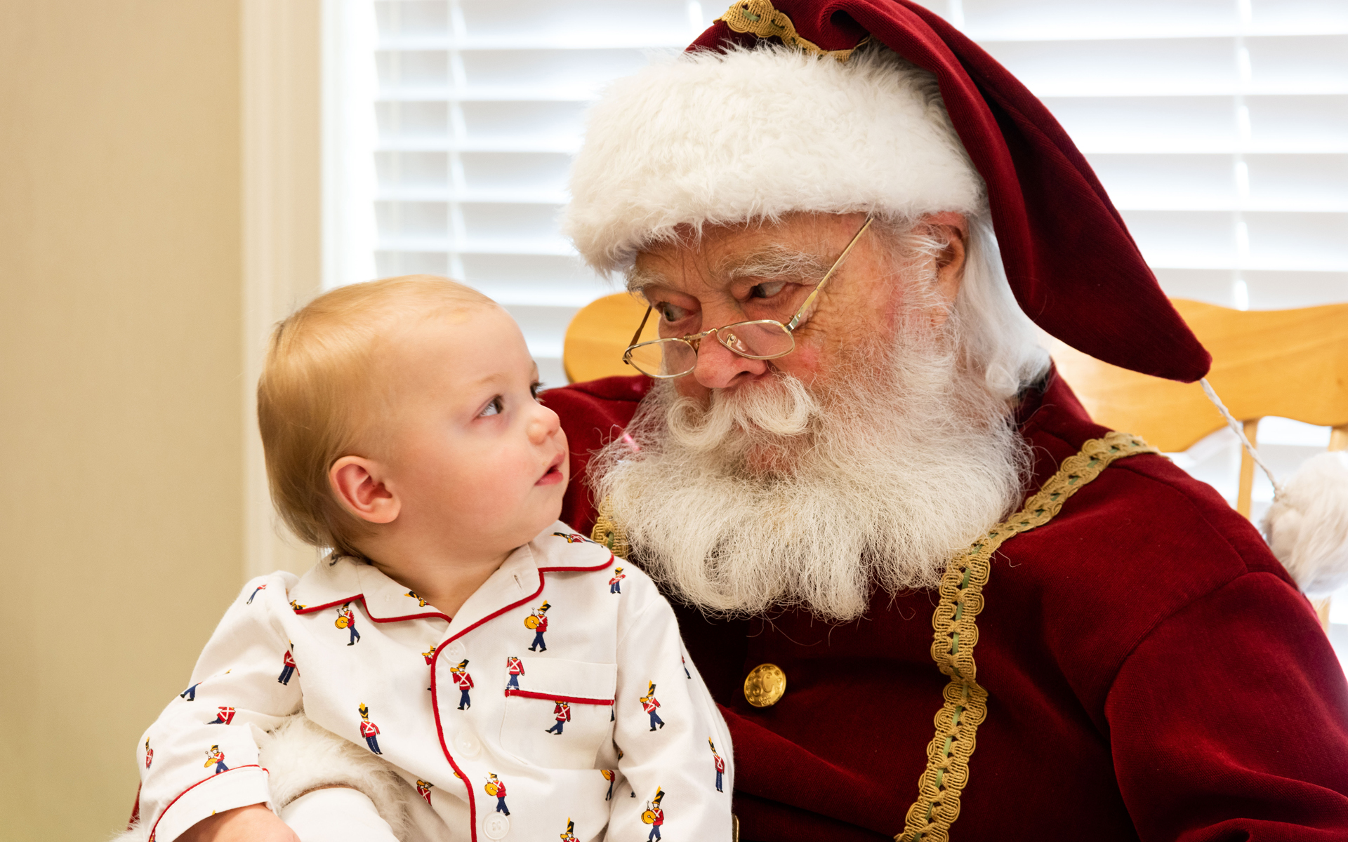 Santa Visits RISE Center