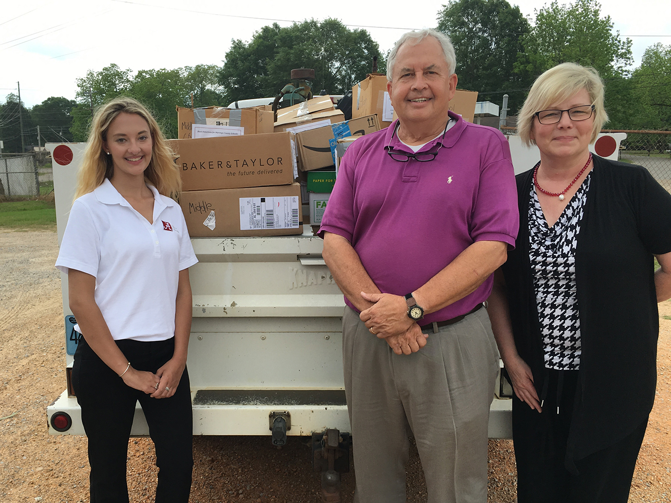 UA Drive Gathers Books for Students in Black Belt