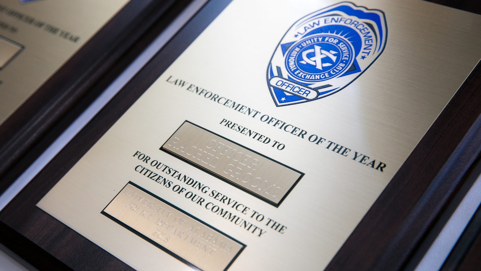 Three UAPD Members Receive Officer of the Year Honors
