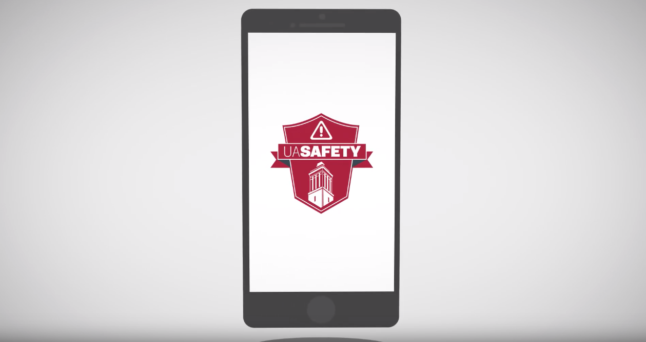 The UA Safety logo as seen on a mobile device.