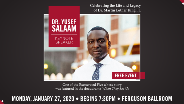 Yusef Salaam Talk, Day of Service Highlight MLK Events on Campus
