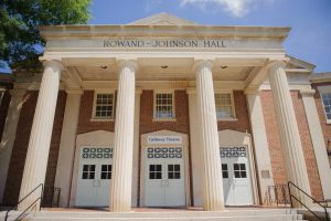 front of Rowand Johnson Hall 