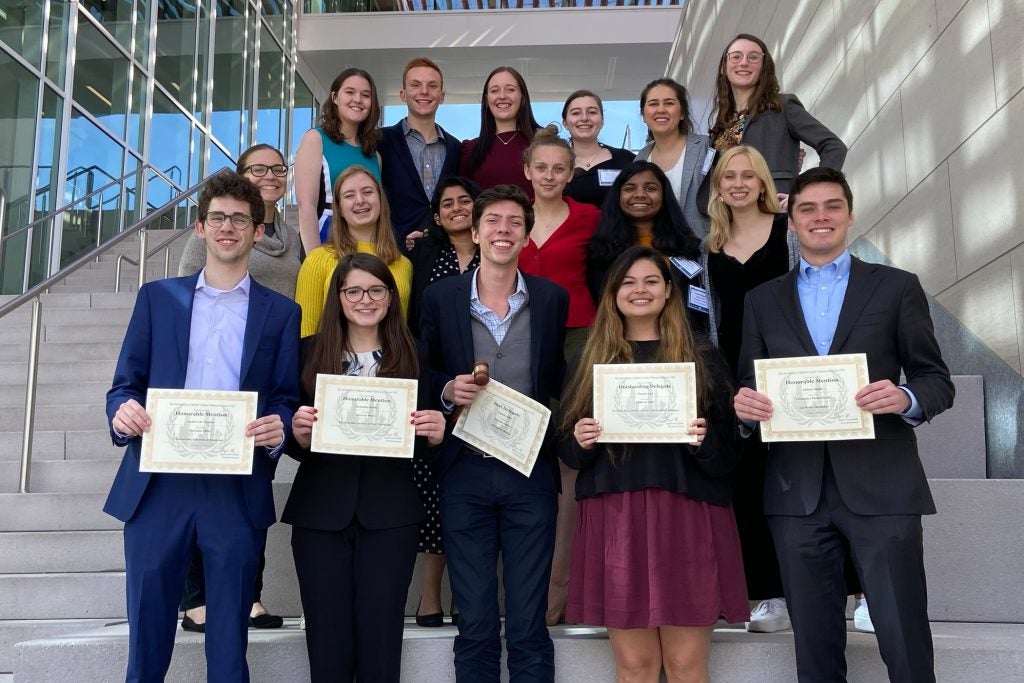 UA's Model UN Team, Members Ranked Among the Best - University of ...