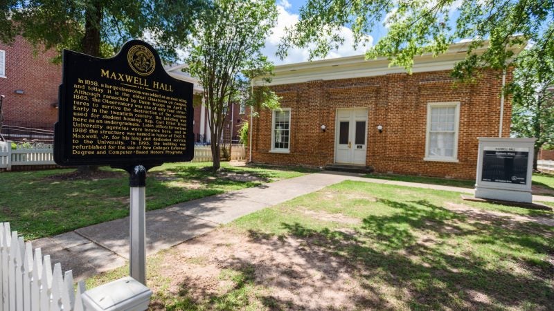 Maxwell Hall on the UA campus