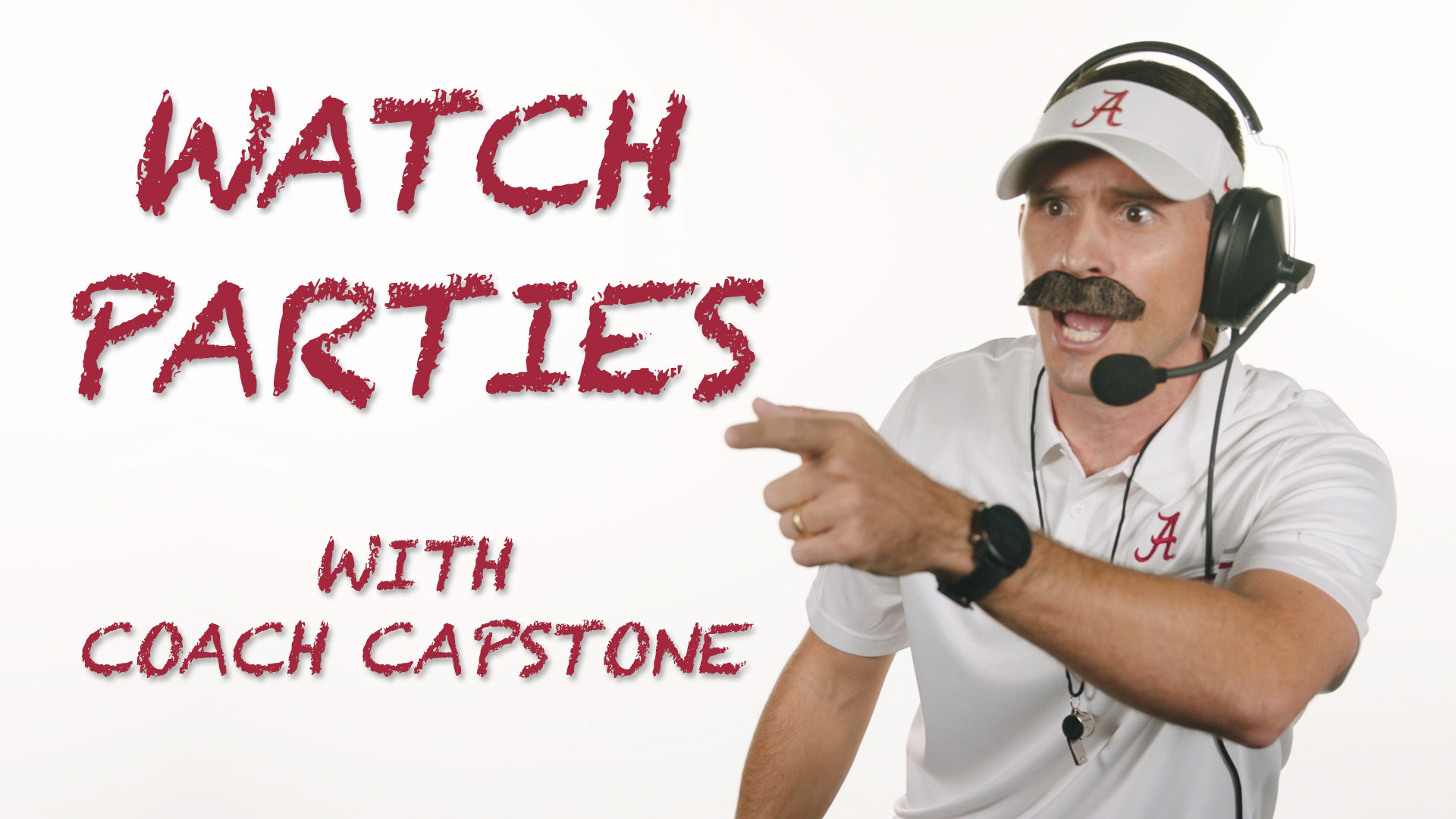 Image text states Watch Parties with Coach Capstone.