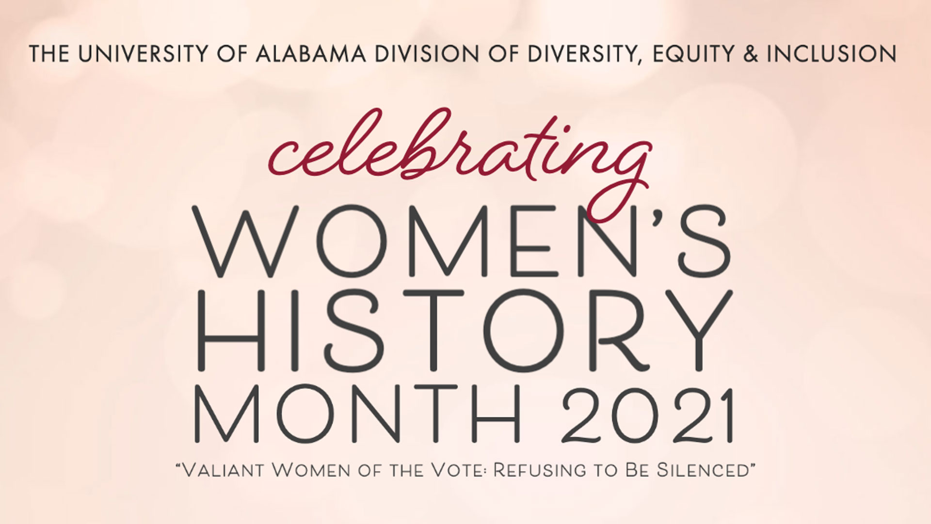 Celebrating Women's History Month 2021
