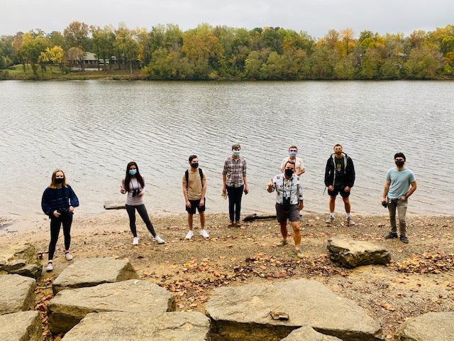 Birds and Birding class birdwatching on the Black Warrior River