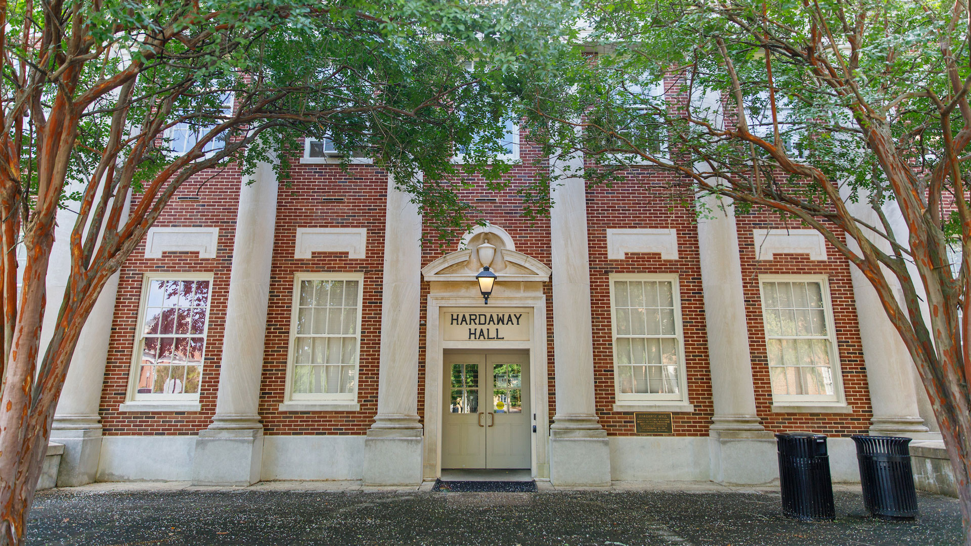 photograph of the exterior of Hardaway Hall