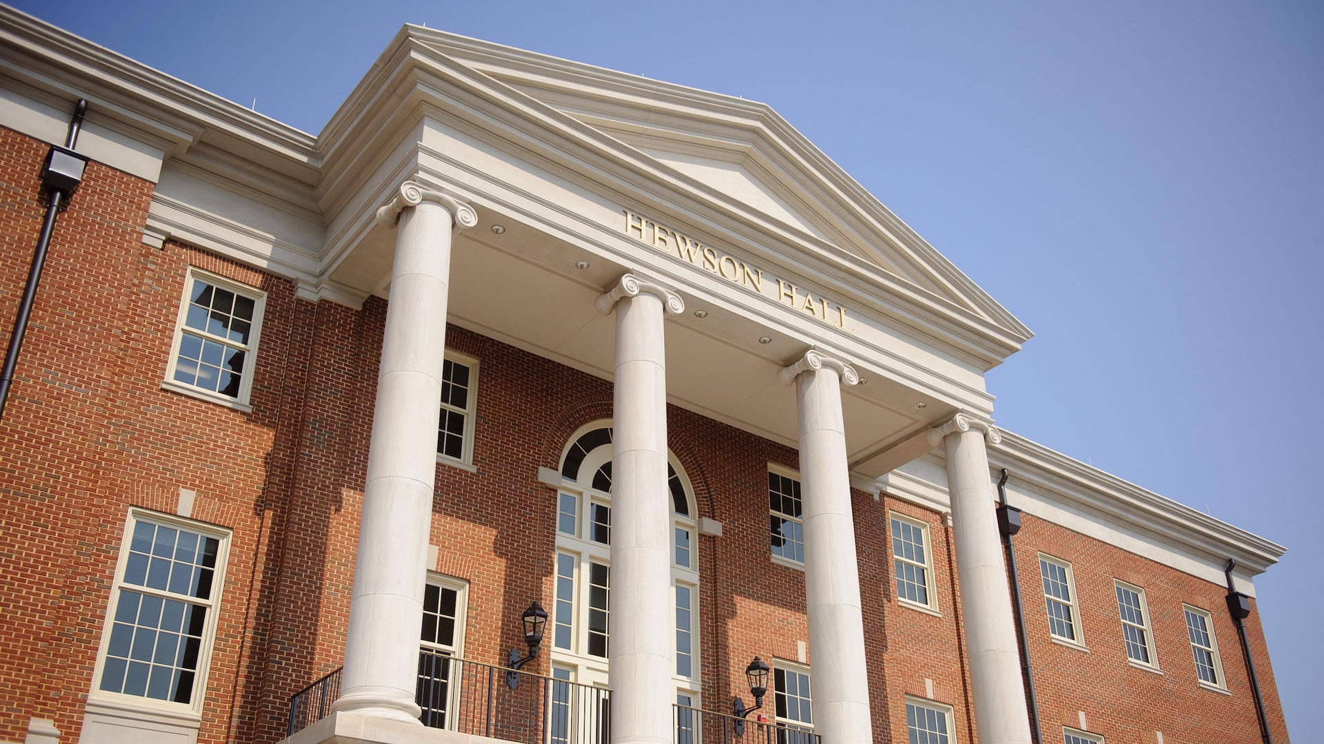 photograph of the exterior of Hewson Hall