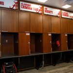 The locker room in the facility