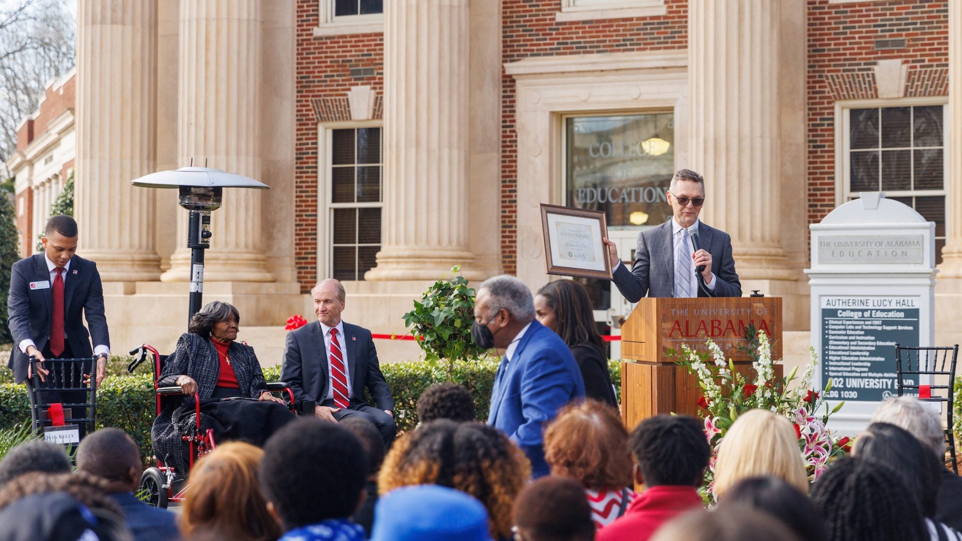 UA Dedicates Autherine Lucy Hall – University of Alabama News | The