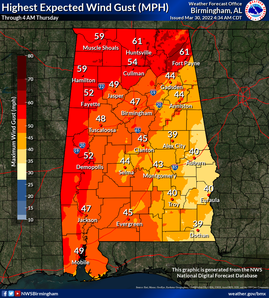 Be Ready Severe Weather Forecasted for March 30 University of