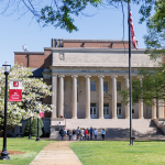 The exterior of the Gorgas Library at The University of Alabama.