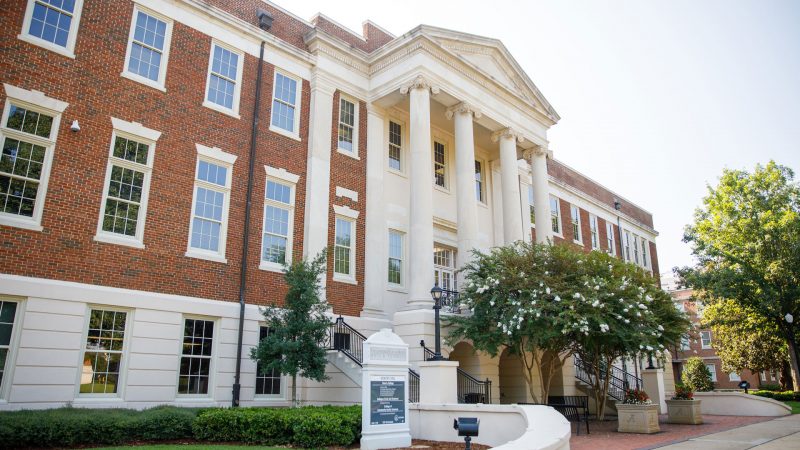 exterior of honors hall