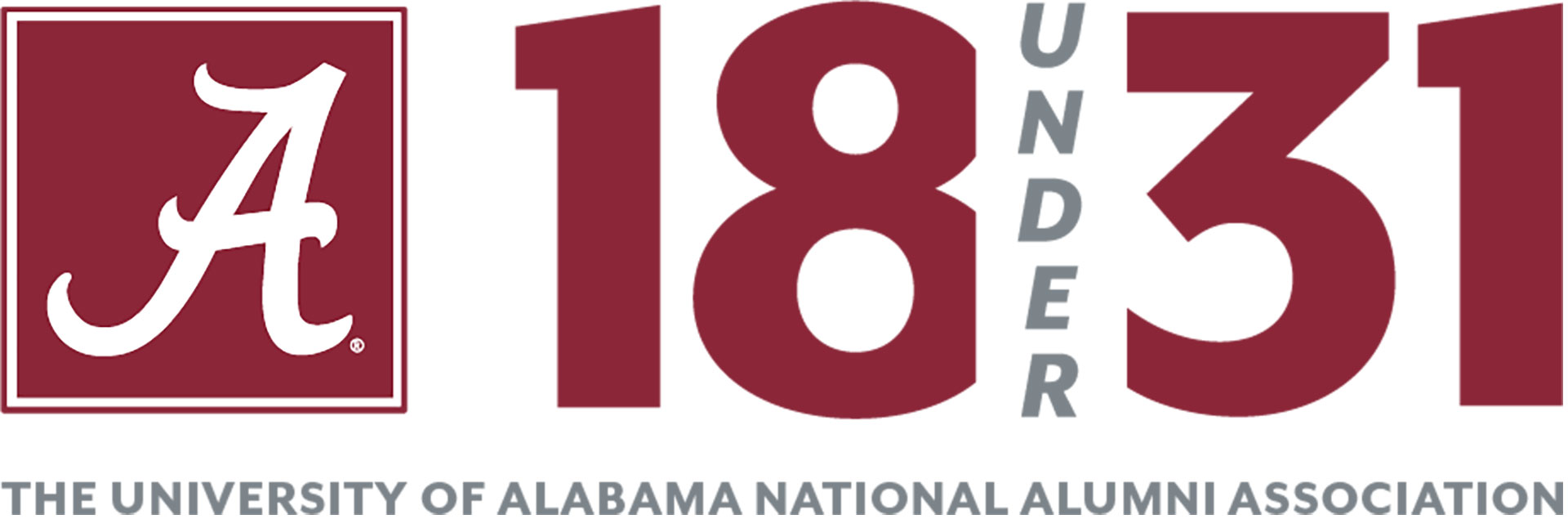 A graphic that says 18 Under 31, The University of Alabama National Alumni Association