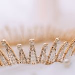 gold crown with pearls