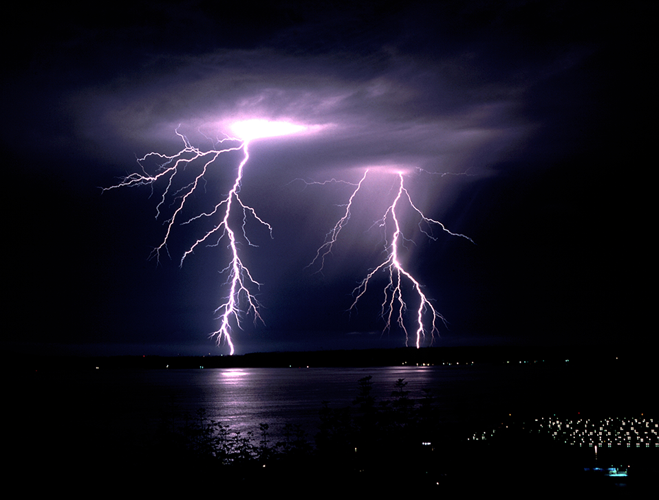 Lightning strikes again! Last Wednesday a thunderstorm shook the