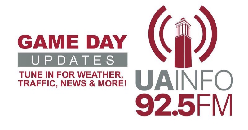 Game Day updates tune in for weather, traffic, news and more UA Info 92.5 F M
