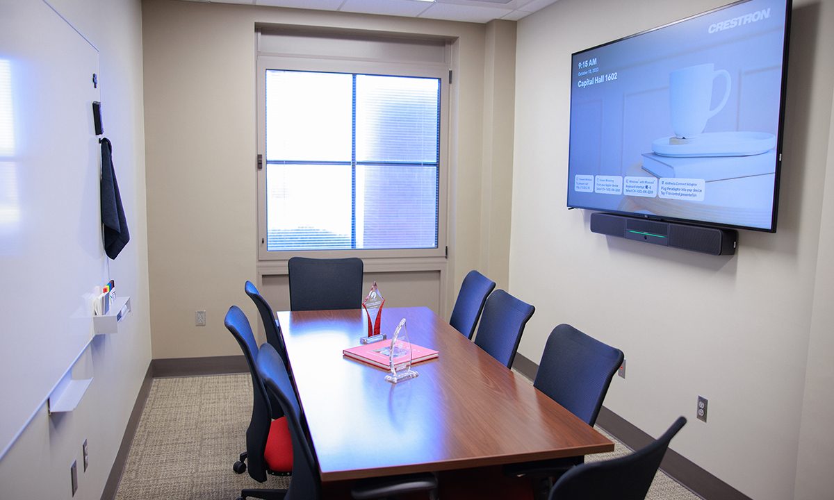 A new meeting room in Capital Hall.