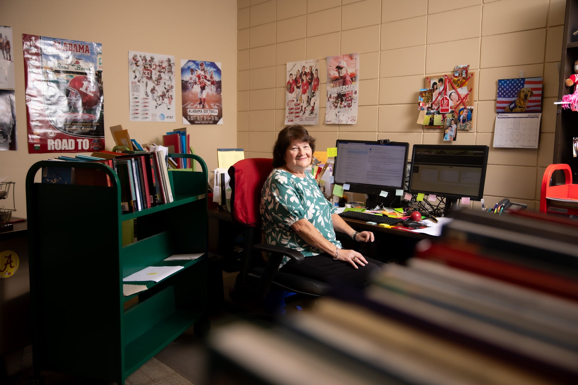 Ruth Weeks in her office