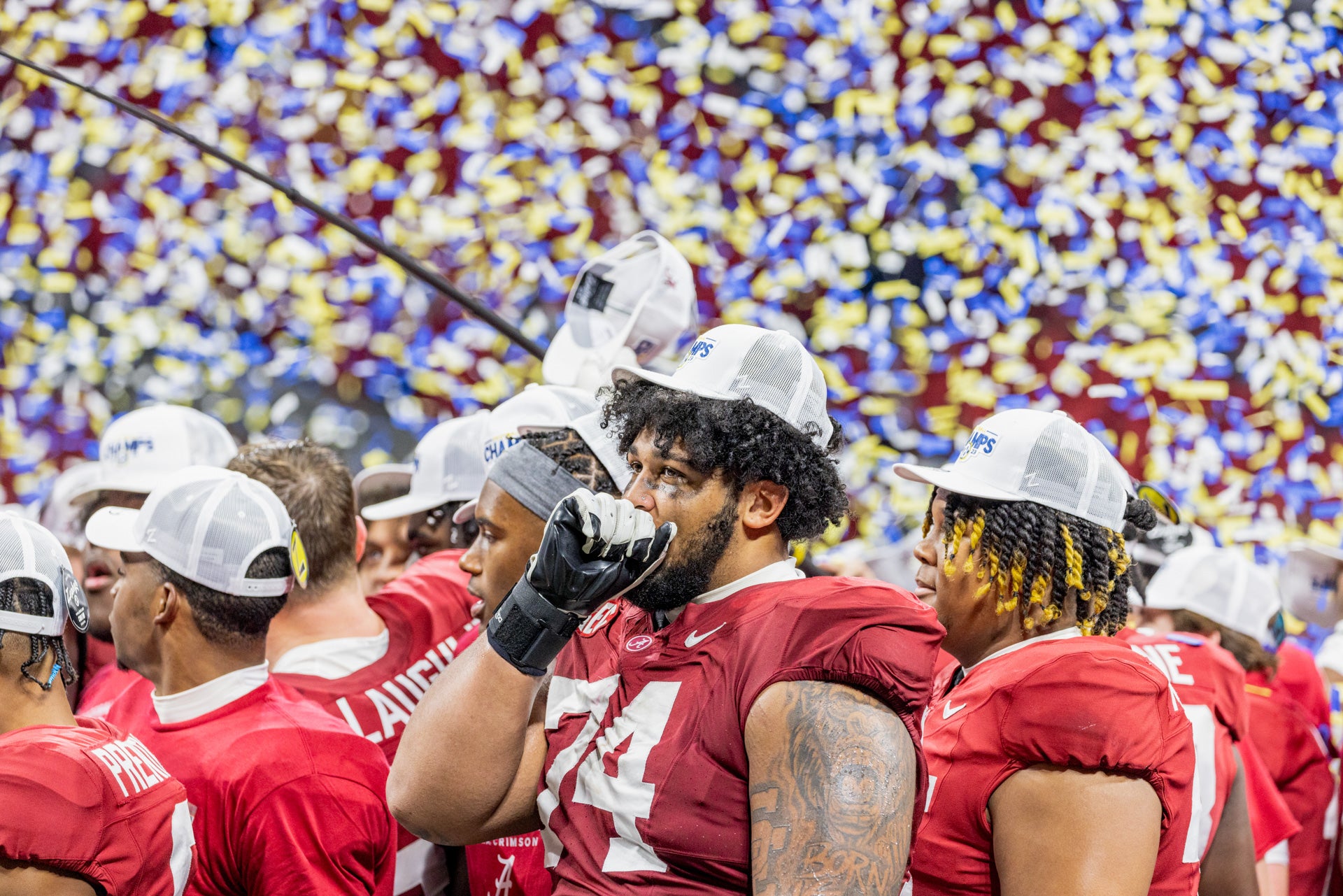 Crimson Tide football players