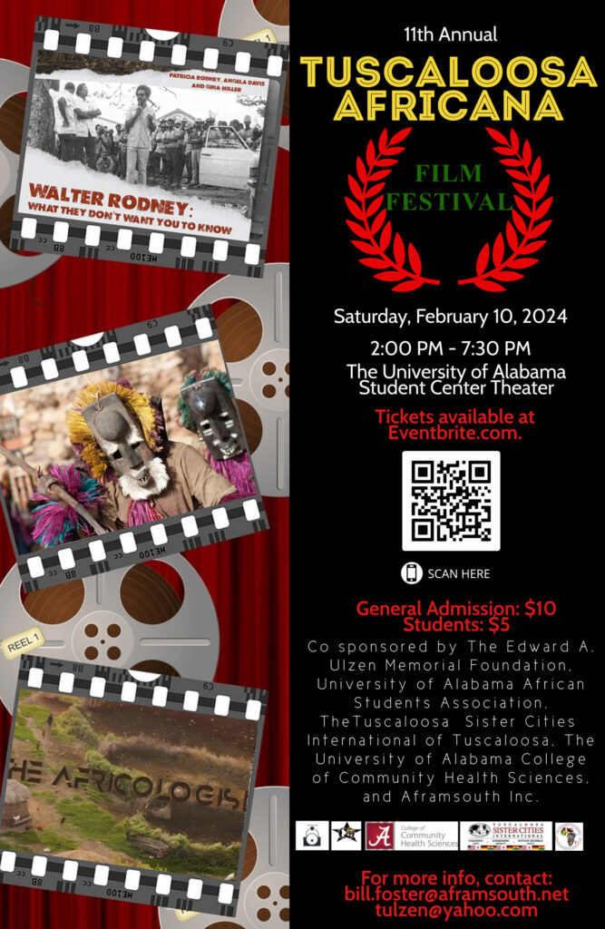 The Tuscaloosa Africana Film Festival poster