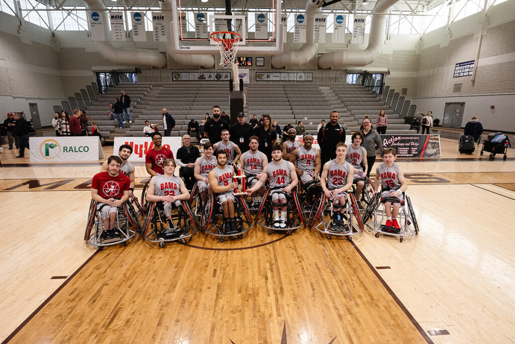 UA Men's Wheelchair Basketball Team.
