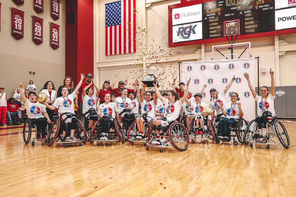 UA Women's Wheelchair Basketball National Champions.