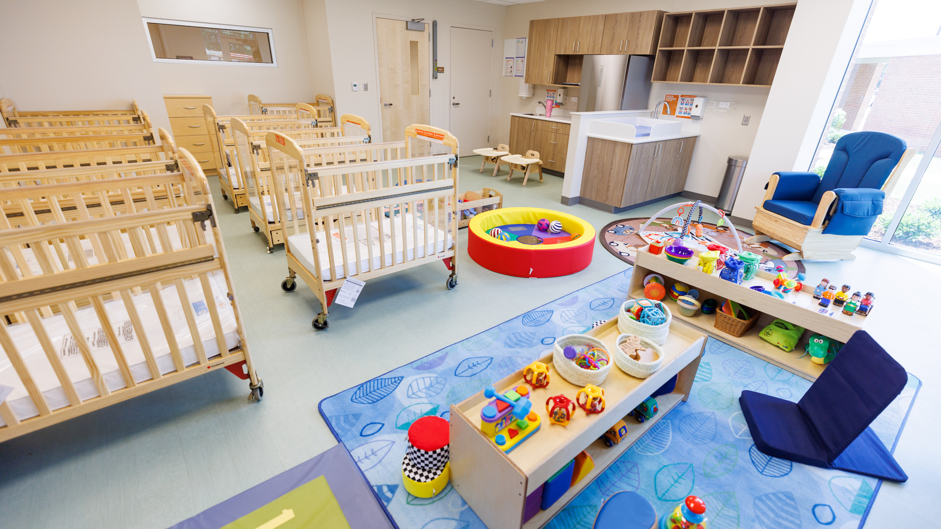 infant room at Capstone Learning Academy