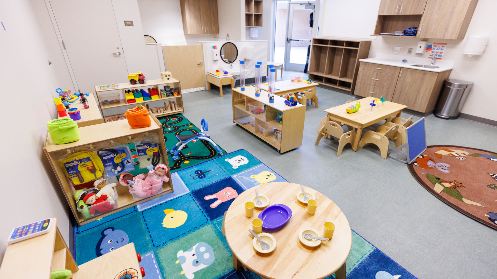 colorful preschool classroom