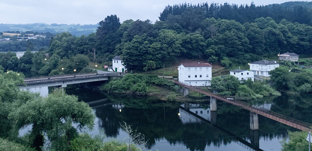 The Rio Mino in Galicia.