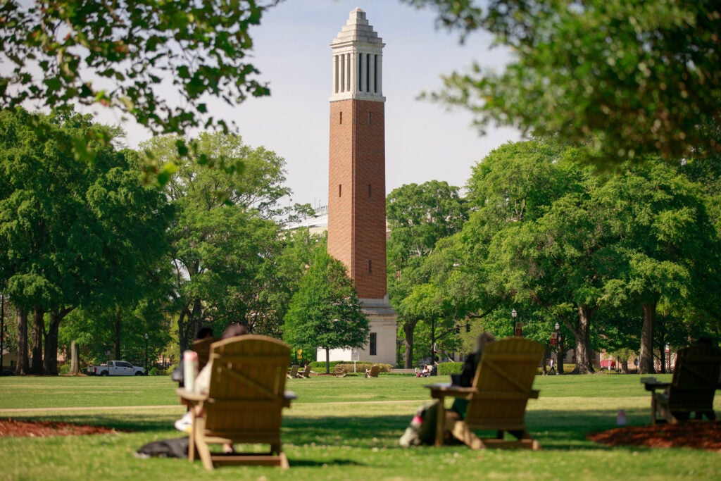 A view of the quad