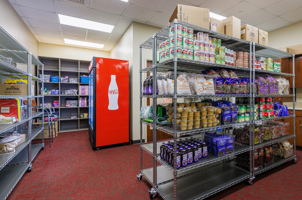 Food Bank expanded student pantry