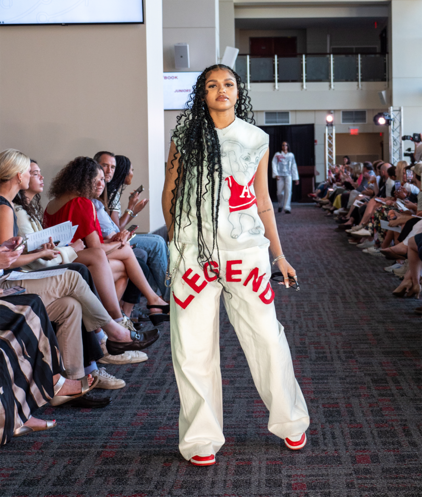 Aubrey Davis gameday look for women.