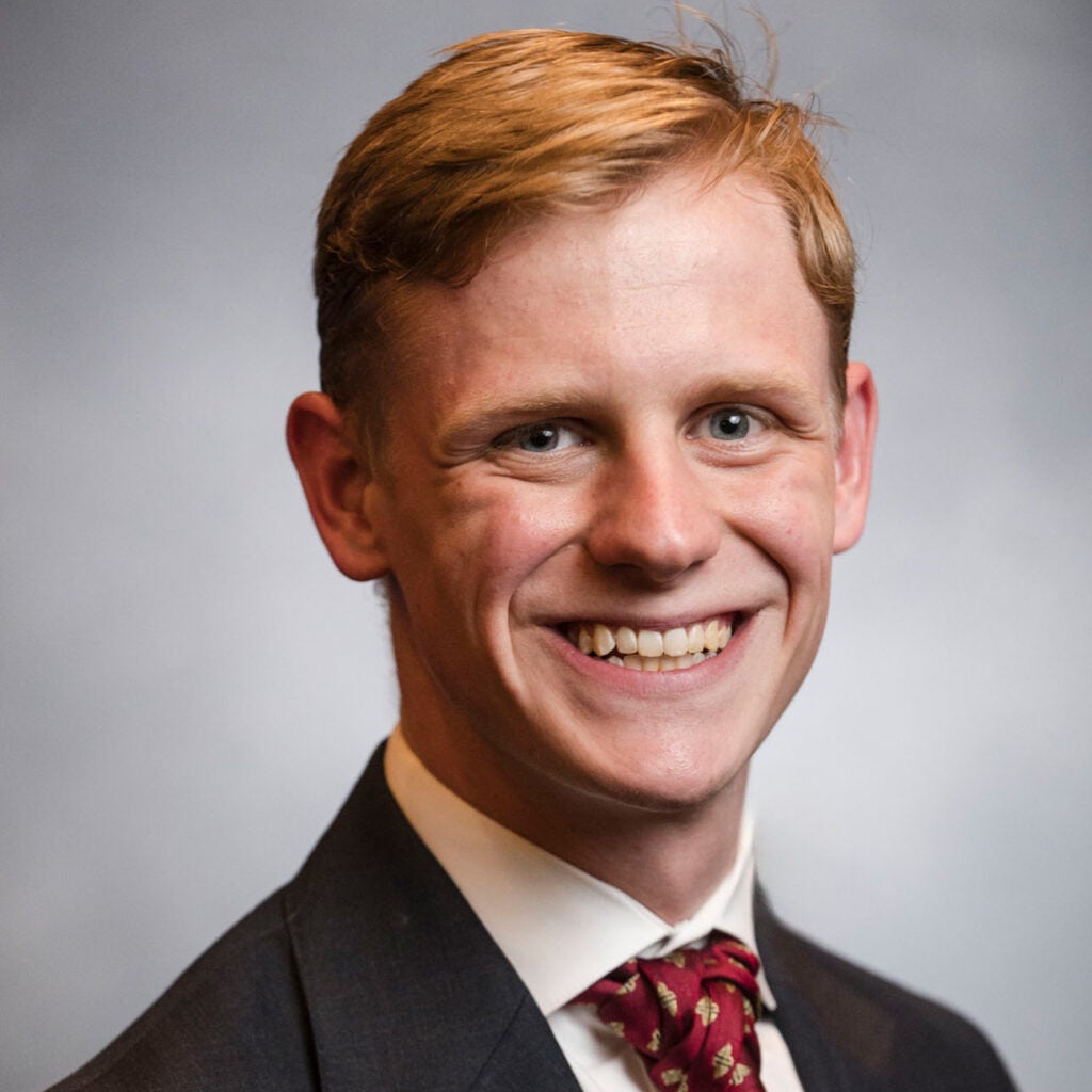 A headshot of Bennett Ogle